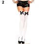 Girls Student School Socks Stockings Women Stretch Lace Bow Thigh High Socks over Knee Womens Female Long Knee Sock