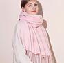 Letter Blanket Thick Warm Scarves Imitated Cashmere Ladies Simple Scarfs For