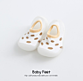 Soft Rubber Soles Shoes Socks Non Slip Floor Leopard Print Baby Socks