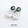 Soft Rubber Soles Shoes Socks Non Slip Floor Leopard Print Baby Socks