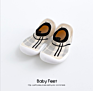 Soft Rubber Soles Shoes Socks Non Slip Floor Leopard Print Baby Socks