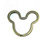 Customized Mickey Mouse Carabiner Key Split Ring Key Holder Keychain