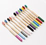 Eco Friendly Bamboo Colourful Toothbrush for Hotel and Home Use Adults and Child Soft Set Baboo Toothbrush