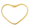 Gold Plated Rope Shell Anklets Stainless Steel Jewelry Anklet Minimalist Bracelet Rope Anklet for Women Wholesaler