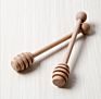 Mixing Wooden Coffee Stir Bar Kitchen Tools Long Handle Spiral Honey Dipper Honey Stick Practical Spoon