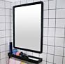 Modern Home Decor Square Wall Mounted Aluminum Frame for Mirror