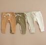 Toddler Street Wear Slim Fit Blank Jogger French Terry 100% Cotton Sweatpants Trackpants Children Wear Kid
