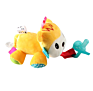 Large Doll Baby Boy Girl Dummy Pacifier Chain Clip Plush Animal Toys Soother Nipples Holder (Not Include Pacifier)