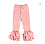 Solid Color Candy Colors Leggings Soft Cotton Girls Baby Icing Ruffle Pants Baby Clothes Pants