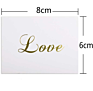 Exquisite Gilded Printed Greeting Christmas Cards Thank You Flower Greeting Card