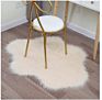Latest Sheepskin Cloud Sharpe Rugs for Bedroom Floor Shaggy Silky Plush Carpet White Faux Fur Rug