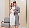 Robe Mens and Women Plush Pajamas Sleepwear Loungewear Hotel Waffle Bathrobe