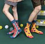 Skateboard Chaussette Homme Fruit Pineapple Cherry Mens Socks European Hip Hop Street Crew Meias Funny Socks