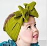 Big Bow Headwrap Baby Headband Top Knot Headbands Turban Newborn Head Band Girl Large Hair Bows Five Set for Kids