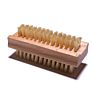 Professional Small Double Sided Wooden Handle Fingernails Dust Cleaner Nail Brushes for Cleaning