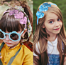 Sequin Baby Hairbands Rainbow Colorful Shiny Hair Hoops Girl Headbands Lovely Heart Kids Hair Accessories