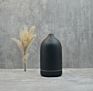 Stone Diffuser in Black, 160Ml Capacity, 3.4In X 7 In,Opitonal Light,Safety-Off Switch,Ultrasonic