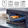 Unicasa 2.8Qt Covered Casserole Reactive Glaze Space Blue Baking Dish for Cooking Rectangular Casserole Dish with Lid