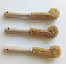 Zero Waste & Biodegradable Natural Fiber Kitchen Brushes Wood and Coconut Bristle Bottle Brush
