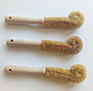 Zero Waste & Biodegradable Natural Fiber Kitchen Brushes Wood and Coconut Bristle Bottle Brush