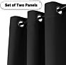 Completely Shaded Draperies Ring Top Drapes Sliding Curtain Black Out Privacy Protection Luxury Curtain for the Living Room
