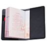 Couple Black and White Pu Passport Case Mrs Mr Passport Cover
