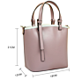 Female Bag Trend Solid Color Bucket Bag Spring and Ladies One-Shoulder Leisure Large-Capacity Bucket Bag