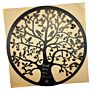 Indoor Outdoor Patio Garden Birds Art Rustic Tree of Life 24 Inch Metal Wall Decor Hanging