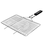 Barbecue Net Removable Barbecue Folding Grill Rectangular Grill Vegetable Basket Grill Fish Net Clip Stainless Steel