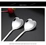 Cute Heart Design Dessert Ice Cream Spoon Stainless Steel All-Purpose Spoons