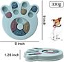 Dog Puzzle Feeder for Beginners Easy,Pet Intelligence Fun Hide & Seek Food Toy,Puppy Treats Dispenser Interactive Toys Slow Feed