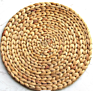 Natural Water Hyacinth Rattan round Straw Woven Placemats