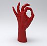 Resin Sculptuer Hand Sign