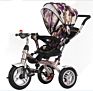 Style Folding Canopy 360 Rotation Seat Baby Tricycle Kids Tricycle 4 in 1 Children Trike