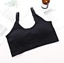 Thread Design Bra with Nipple Cover Adjustable Straps Seamless Bra with Removable Pads Push up Bra