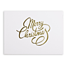 Exquisite Gilded Printed Greeting Christmas Cards Thank You Flower Greeting Card
