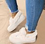 Warm Loafers Women Loafers for Ladies Leather Loafer Shoes Indoors and Outdoors