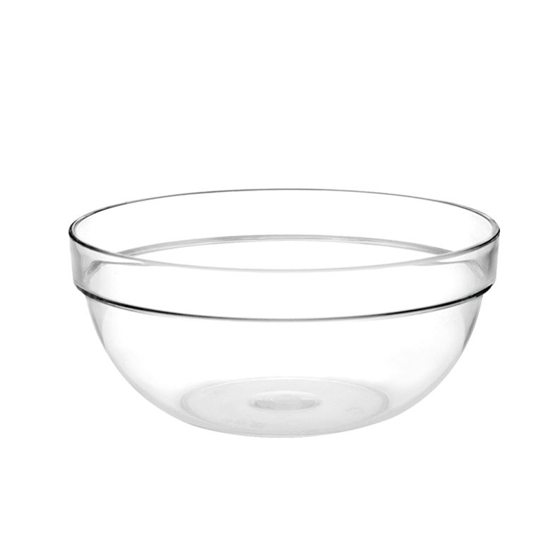 700Ml Clear Stackable round as Plastic Salad Bowl Mixing Bowl for Home and Restaurant