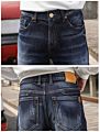 Men Jeans 100 Cotton Straight Blue Jeans Stylish Casual Men Clothing Jean