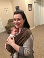 Hiking Luxury Group 0 All-Position Newborn Baby Carrier Wrap Organic Kangaroo Velvet Wrap Cover Manufacturers