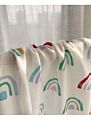 Snoozzz 2 Layer Rainbow Bamboo Baby Blanket Swaddle Muslin Swaddle Blankets