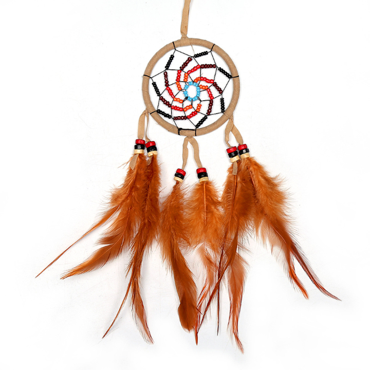 Hotsale Dream Catcher Feather Pendant Home Decoration Indian Style Handmade Jewelry Pendant Wedding Decoration