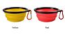 Luxury Yellow Portable Collapsible Cat Travel Water Food Dog Bowl Silicone Folding Pet Bowls