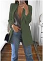 Latest Casual Tops Lady Lapel Long Sleeve Suit Office Button Embellished Double Breasted Women plus Size Blazer