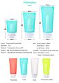Silicone Leak Proof Travel Bottles Airplane Travel Kit