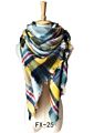 Women's Fall Scarf Classic Tassel Plaid Scarf Warm Soft Chunky Large Blanket Wrap Shawl Scarves