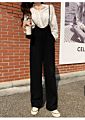 Women's Suspenders Loose Straight Thin Section Tall Trousers Wide-Legged Pants Woman Tops Fashionable Crop Top