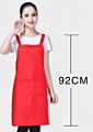 Hahoo Avental Delantal Tablier Black Full Length Bib Spa Beard Waist Work Restaurant Cafe Waterproof Kitchen Apron