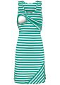 Pregnant Women Casual Breastfeeding Nursing Dress Sleeveless Loose Striped Pregnancy Maternity Long Dresses