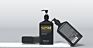 Products Mens Black Shiny Bottle Organic Natural Lemongrass Caviar Strength Hair Conditioner for Men